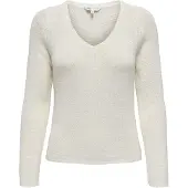 ONLY V-Ausschnitt-Pullover "ONLGEENA L/S V-NECK KNT NOOS"