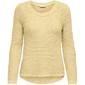 ONLY Strickpullover "ONLGEENA XO L/S PULLOVER KNT NOOS" Materialmix, regular fit