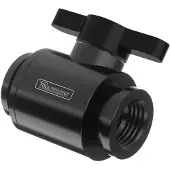 BARROW Ball Valve (10mm) G1/4 Zoll Kugelhahn, schwarz - schwarz