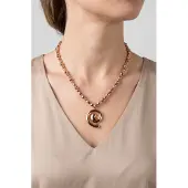 Purelei Swirl Kette Rosegold Größe: OS | Halsketten Outlet | Damen | Rosa
