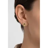 Purelei Delicate Heart Ohrringe Gold Größe: OS | Ohrringe Outlet | Damen | Gelb
