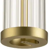 SLV QUIMERA, Pendelleuchte, Pendellänge 150cm, 2700/3000K, PHASE, gebürstet messing 1008033