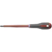 Bahco ERGO LAUS Skruetrækker BE-8810S Pozidriv kærv PZ1 klinge 80mm, håndtag 27x122mm total længde 202mm