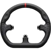 Asetek SimSports GT Rim - Closed D, Leder - schwarz