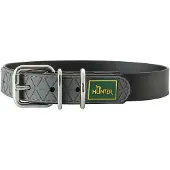 Hunter - Collar Convenience - Hundehalsband Gr Halsumfang 53-61 cm - Breite 2,5 cm schwarz