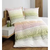 Janine Design Mako-Satin-Bettwäsche-Garnitur 87113 J. D. Farbe multicolor Größe 135x200+80x80