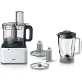 Braun PurEase Kompakt-Küchenmaschine FP 3131 WH FP3131WH