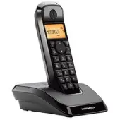 Panasonic KX-TG1611, DECT-Telefon, 50 Eintragungen, Anrufer-Identifikation, Schwarz, Weiß