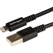 StarTech.com .com 3m Apple 8-Pin Lightning Connector auf USB Kabel - USB Kabel für iPhone / iPod / iPad - Schwarz, 3 m, Lightning, USB A, Stecker, Stecker, Schwarz