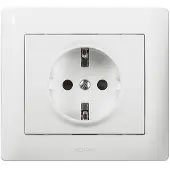 Legrand 771063, Typ F, Weiß, Thermoplast, Glänzend, IP20, IK02