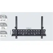 VivoLink VLMW4065T, Wand, Schwarz, 1 Stück(e)