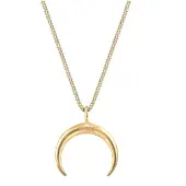 Elli Halskette Sichel Mond Luna Astro 925 Sterling Silber Elli Gold