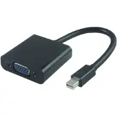 Microconnect Mini Displayport-VGA M-F Czarny
