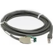 Zebra USB CBL POWER+ Cable USB, 457.2 cm (15 ft.), straight, Power Plus Connector