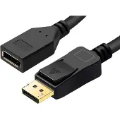 Microconnect DP-MFG-100, 1 m, DisplayPort, DisplayPort, Stecker, Buchse, 2560 x 1600 Pixel