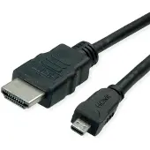 ROLINE GREEN Micro HDMI High Speed with Ethernet Kabel
