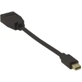 Microconnect MDPDP-4K, 0,15 m, Mini DisplayPort, DisplayPort, Stecker, Buchse, 4096 x 2160 Pixel