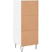 vidaXL Sideboard Weiß 34,5x34x90 cm Holzwerkstoff