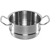 Fissler Original-Profi Collection / Edelstahl-Dämpfeinsatz (Ø 20 cm) Topf-Dampfeinsatz, Induktions-Dampfgarer gelocht - Induktion