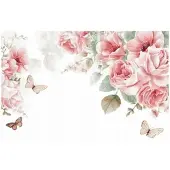 WALLARENA FOTOTAPETE Blumen Rosen Rosa Schlafzimmer 200x140