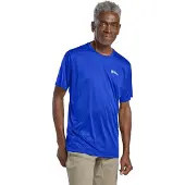 Jack Wolfskin Funktionsshirt "TECH T M" atmungsaktiv, Kurzarm, mit Rundhalsausschnitt, ohne Verschluss