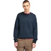 Timberland Exeter River Brushed Back Crew Sweatshirt Dark Denim Größe: S | Pullover Outlet | Herren | Blau