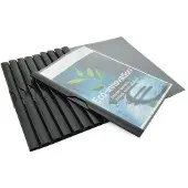 Rapesco Klemmmappe 1595 230 mm x 310 mm Schwarz