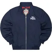 Lonsdale Herren Jacke ACTON schmale Passform, Dark Navy/White, S
