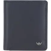 Golden Head Leder Geldbörse Polo RFID Protect Kombischeintasche 1119 Marineblau dunkelblau