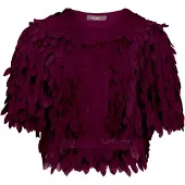 Vera Mont Blusenjacke "Blusenjacke gerader Schnitt", Damen, Gr. 42, lila (strong aubergine), Obermaterial: 100% Polyester PES., Jacken Blusenjacke