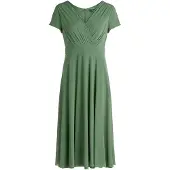 Vera Mont Cocktailkleid im Glitzer-Look in Pale Peridot | Gr.: 46