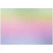WALLARENA TAPETE Kinderzimmer Pastellfarbener Regenbogen 300x210