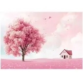 WALLARENA FOTOTAPETE Kinderzimmer Mädchen Baum 350x250