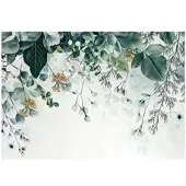 WALLARENA Fototapete Blätter in Grün | Gr.: 200 x 140 cm