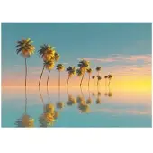 WALLARENA FOTOTAPETE 3D Effekt Strand Meer Karibik Wohnzimmer 200x140