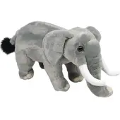 Dubi Plusz Stehender Elefant als Plüschtier 20 cm