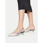 Weekend Max Mara Pumps Gallico 2515521034600 Silberfarben 35