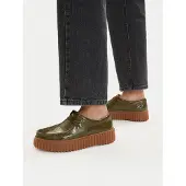 Clarks Halbschuhe Torhill Bee 26186668 Grün 39.5