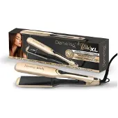 Saint Algue Haarglätter ? ? Demeliss Kera-GOLD XL ? Breite 45-mm-Keratinplatten ? 14 Temperaturstufen ? Digitalanzeige