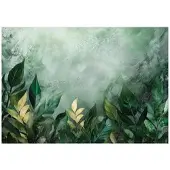 WALLARENA FOTOTAPETE Blätter Grün Natur Vlies Tapete Wohnzimmer Schlafzimmer 250x175