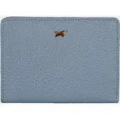 Braun Büffel Portemonnaie ALESSIA Mini Geldbörse 8 Kartenfächer blau Damen - Leder