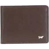 Braun Büffel Portemonnaie GOLF RFID Geldbörse 4+3 Kartenfächer braun Uni - Leder
