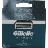 Gillette INTIMATE, Männer, , Aluminium, Schwarz, 6 Stück(e)