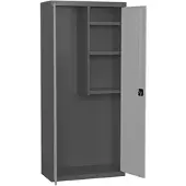 Simon Rack Aktenschrank, Mehrzweckschrank, Stahl-Aufbewahrungsschrank, 0 Ebenen, Doppeltüren, Schloss - Simonlocker