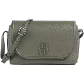 BOSS Umhängetasche aus genarbtem Kunstleder mit Double-B-Monogramm Grösse ONESI