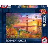 Schmidt Puzzle Walk to the Golden Gate Bridge 2000 Teile