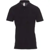 Payper Poloshirt ROME – Herren Kurzarm Piqué – 100% Baumwolle – 185g schwarz L