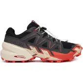 Salomon - Traillaufschuhe &ndash; Herren &ndash; Speedcross 6 - Speedcross 6 Black/Fird/Almilk für Herren - Größe 41 1/3 - Grau