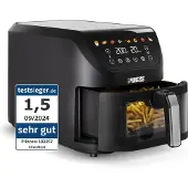 Princess Heißluftfritteuse Küchengeräte SlimFry 8 Liter 2000 Watt 8 Programme Touchscreen Display für gesundes Kochen