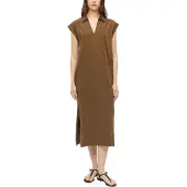 s.Oliver Tunikakleid Ohne Taschen Sommerkleid mit V-Ausschnitt